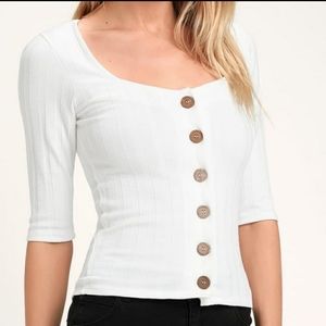 Free People Central Park Top‎ Size Medium